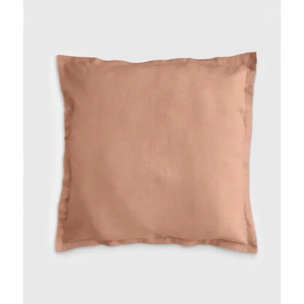 Quince European Linen Euro Sham 26X26 Desert Sunset NWOT #19